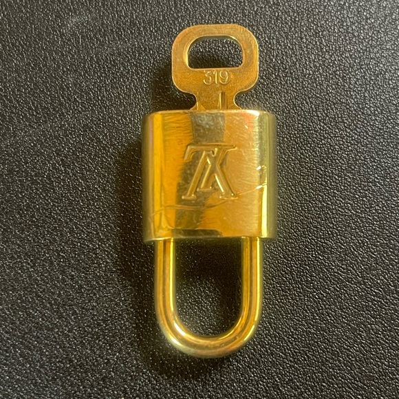 Louis Vuitton Gold Padlock with Key #319 - Picture 4 of 4